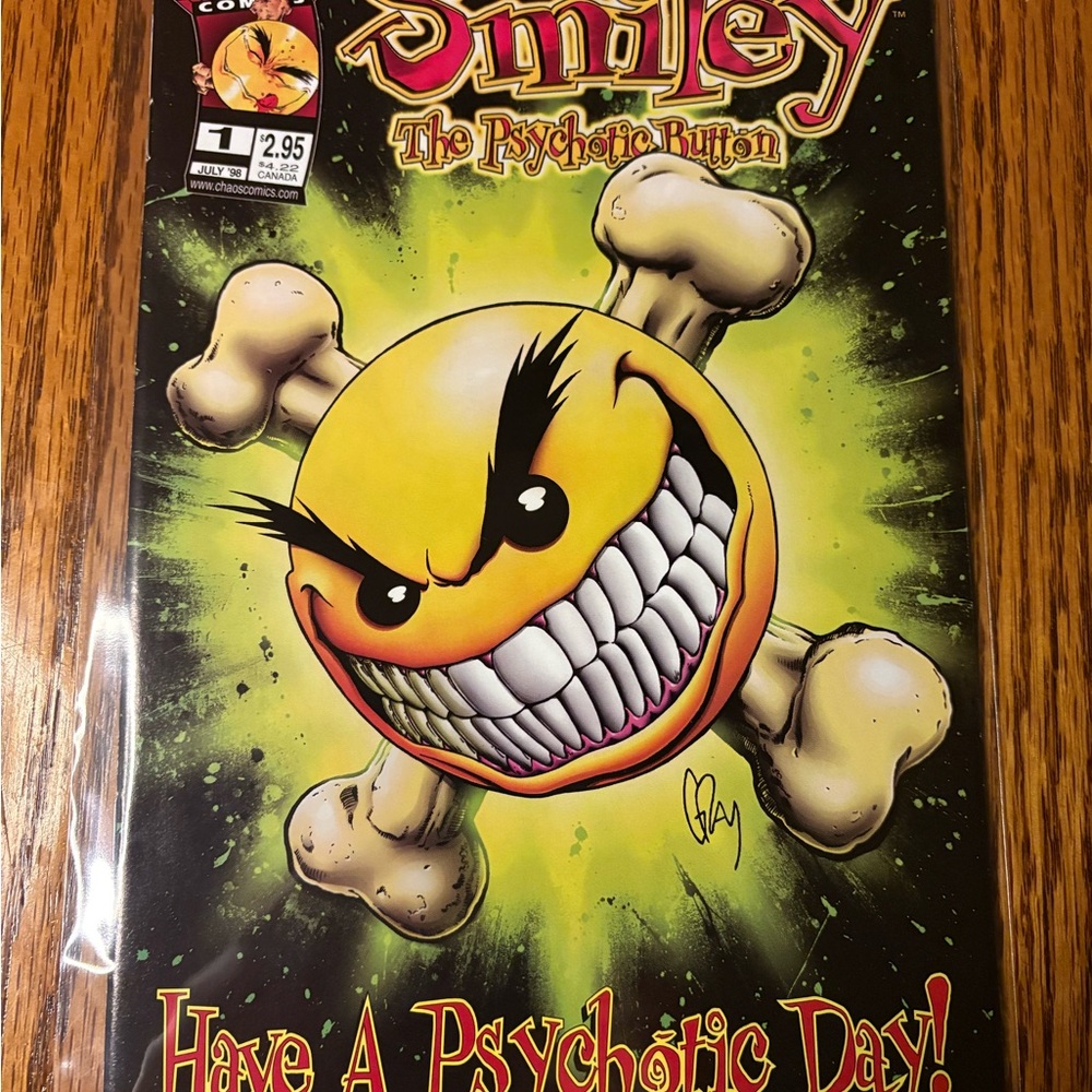Smiley The Psychotic Button #1 (1998)